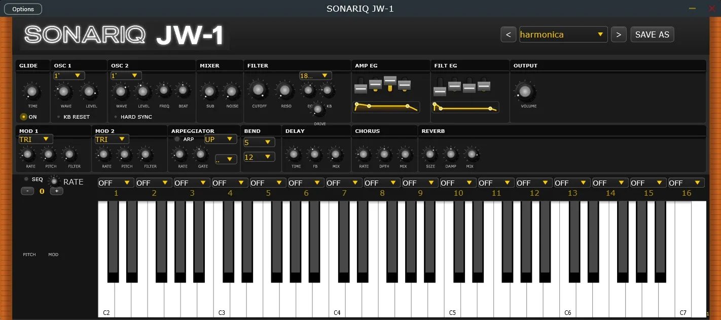 SONARIQ JW-1 - Syntezator VST3